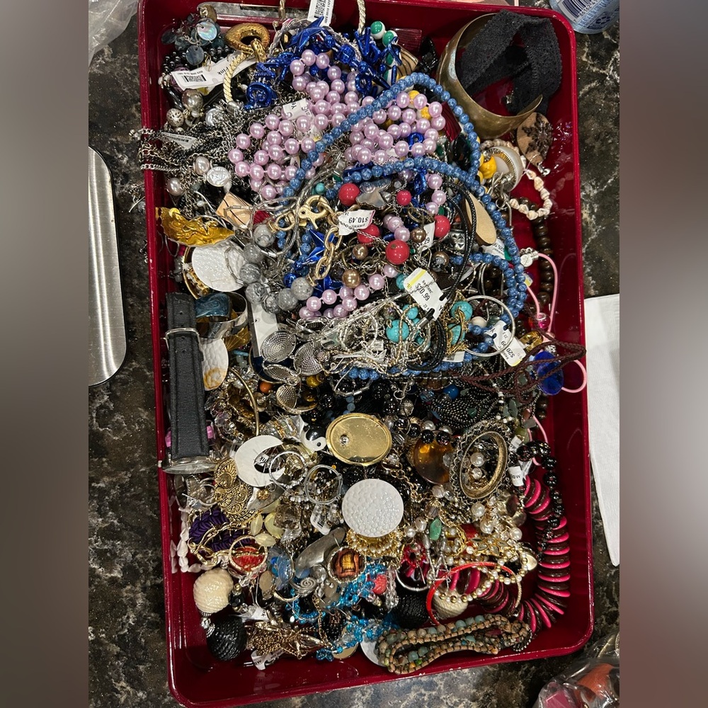 5 lbs + vintage to now repair / wear / create jewelry bag